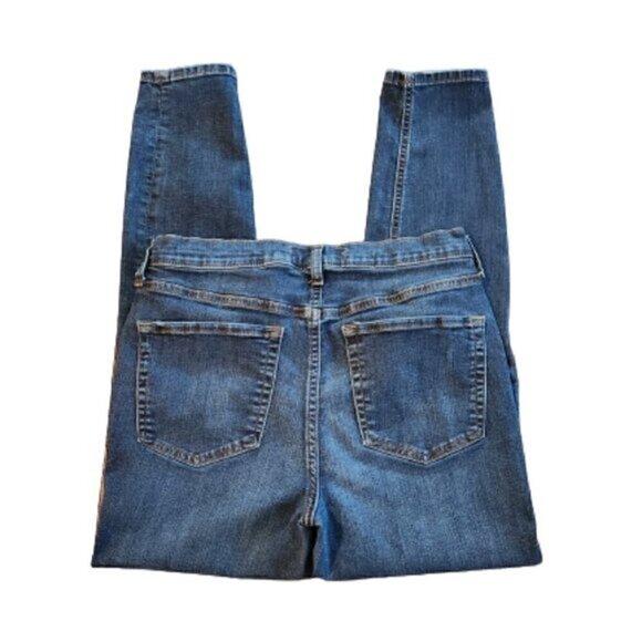 Free People High-Rise Ripped Knee Skinny Jeans - Picture 4 of 10